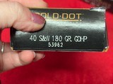 Speer Gold Dot 40 SW 180 Ammo GDHP Ammo.....200 rounds - 3 of 5