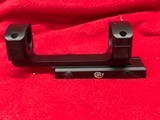 Colt Integral Scope Mount  Base with Rings - 1 inch - Matte Black 