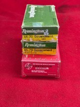 3 boxes of Remington & Bullseye .45-70 Ammo......60 Rounds - 1 of 9