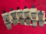 303 British Ammo on Stripper Clips & Bandolier........ 60 rounds - 2 of 6