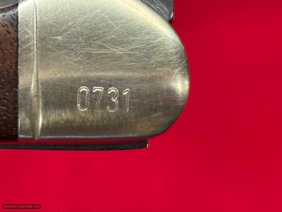 Zwillings J. A. Henckels 2 Blade Canoe Knife Walnut Grip #0731Soligen, Germany - Image 5 of 7