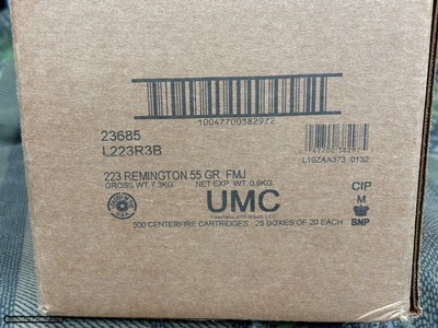Remington .223 55 GR  FMJ Ammo.....500 Rounds - Image 2 of 5