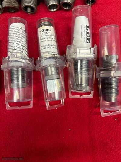 Lot of 17 New and Used Lee Quick Trim Dies and Auto Disk Riser  - Image 2 of 5