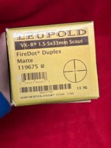 Leupold VX-R Scout 1.5-5x33mm Illuminated Rifle Scope - 30mm - Matte - #119675 - 8 of 8
