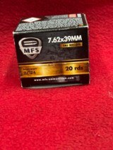 MFS Defense 7.62x39 124 Gr FMJ Ammo......1,000 RDS - 1 of 5