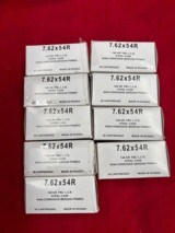 Russian 7.62x54r 148 Gr. Steel Case Ammo..........180 rds - 1 of 3