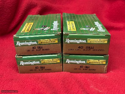 Remington Golden Saber 40 S&W 180 Gr BJHP Bonded Ammo......200 rounds