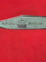 Boker 1991 Christopher Columbus First Voyage of Discovery Knife  - 6 of 9