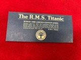 BOKER 1988 Limited Edition Knife R.M.S. Titanic With Wooden Box  - 4 of 8