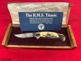 BOKER 1988 Limited Edition Knife R.M.S. Titanic With Wooden Box  - 1 of 8
