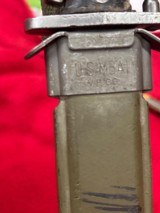 M1 CARBINE BAYONET USM5 UTICA US M8A1 SCABBARD - 9 of 10