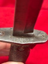 M1 CARBINE BAYONET USM5 UTICA US M8A1 SCABBARD - 4 of 10