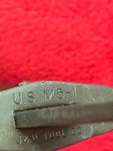 US Army M5 Bayonet for M1 Garand Made by J & D Tool Co with M8-A1 Scabbard  - 5 of 8