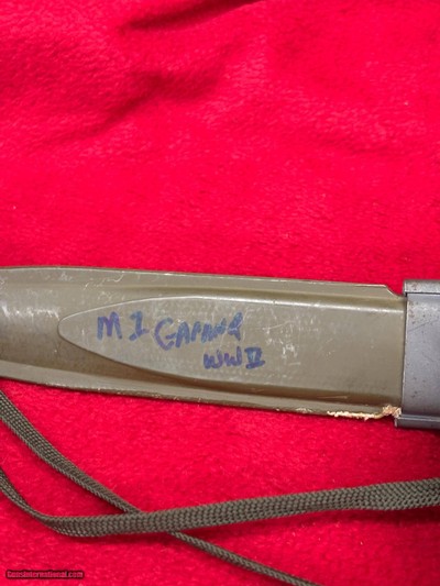 US Army M5 Bayonet for M1 Garand Made by J & D Tool Co with M8-A1 Scabbard  - Image 8 of 8