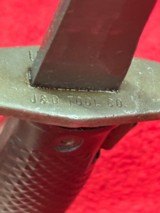 US Army M5 Bayonet for M1 Garand Made by J & D Tool Co with M8-A1 Scabbard  - 4 of 8