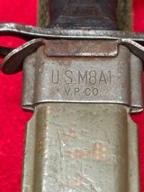 Camillus U.S. M4 Bayonet with Scabbard Korean Era 1953
for M1 carbine - 8 of 8