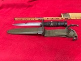 Camillus U.S. M4 Bayonet with Scabbard Korean Era 1953
for M1 carbine - 7 of 8