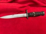 Camillus U.S. M4 Bayonet with Scabbard Korean Era 1953
for M1 carbine - 2 of 8