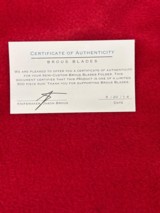 NICE Brous Blades VR-71  Carbon Fiber Knife - 2014 - #150 OF 500 - 5 of 6