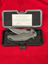 NICE Brous Blades VR-71  Carbon Fiber Knife - 2014 - #150 OF 500