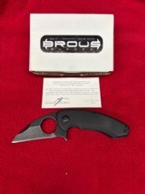 Brous Blades Silent Soldier Flipper G10 - 2015 - #78 OF 1,000