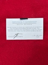 NICE Brous Blades Sinner CF Knife - 2014 - #24 of 500  - 5 of 6