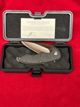 NICE Brous Blades Sinner CF Knife - 2014 - #24 of 500 