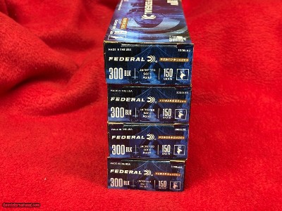 Federal Powershok 300 Blackout Jacketed Soft Point 150gr Ammo............ 80 rounds