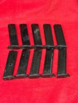 Lot of 10 Factory Smith & Wesson M&P .40/.357 15 rd Magazines 