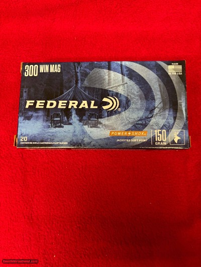 Federal 300 Win Mag 150 Gr JSP Ammo.........80 Rounds - Image 2 of 4