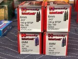 Lot of Hornady 6MM Reloading Bullets...........850 bullets - 2 of 6