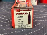 Lot of Hornady 6MM Reloading Bullets...........850 bullets - 5 of 6