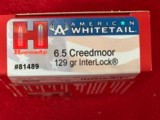 Hornady Whitetail 6.5 Creedmoor 129 gr. Interlock #81489.....100 Rounds - 5 of 6