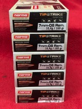 Norma Tipstrike 7mm-08 160 Gr Ammo.....100 Rounds - 1 of 3
