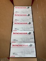 Winchester .40 SW 180 GR FMJ Ammo..............500 Rounds - 1 of 5