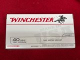 Winchester .40 SW 180 GR FMJ Ammo..............500 Rounds - 2 of 5