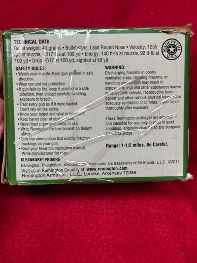 Remington Thunderbolt .22 LRBulk Packs.......... 2,000 rounds - Image 4 of 4