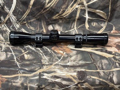 Vintage Burris Fixed 7x Handgun Scope - 1 inch - Duplex Reticle- Gloss Black 