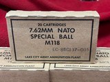 7.62mm Nato Special Ball M118 Ammo.......180 Rounds - 2 of 4