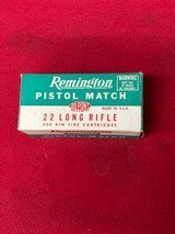 Vintage Remington Kleanbore Pistol Match .22 LR Ammo.........448 Rounds