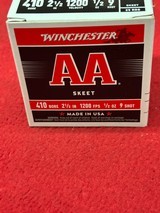 Winchester AA .410 Gauge Lead 2.5 inch 1/2 oz #9 Shot Shells.....250 rounds - 3 of 6