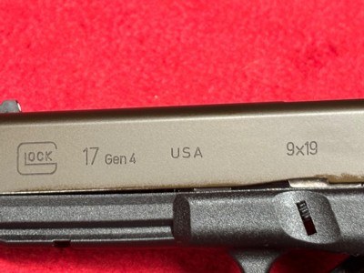 NEW Glock 17 Gen 4 9mm Bronze Slide - Image 7 of 11