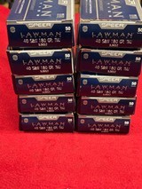 Speer Lawman .40 SW 180 gr TMJ Ammo........500 rounds