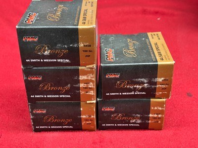 PMC Bronze 44 SW Special 180 GR JHP Ammo.......100 rounds