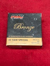 PMC Bronze 44 SW Special 180 GR JHP Ammo.......100 rounds - 2 of 4