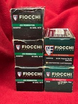 Fiocchi .223 Remington Ammo…….200 + Rounds