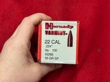 Lot of Hornady .22 Cal Varmint #2265 &.22 Cal#2267 Reloading Bullets (500 Bullets) - 2 of 7
