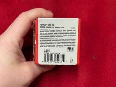 Lot of Hornady .22 Cal Varmint #2265 &.22 Cal#2267 Reloading Bullets (500 Bullets) - Image 3 of 7