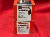 Hornady. V-MAX .22 CAL 55 Gr Reloading Bullets #22716.....500 bullets