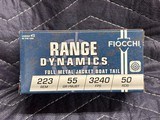 Fiocchi Range Dynamics 223 Rem 55 Gr FMJBT Ammo........500 rounds - 2 of 6